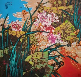 寒塘晚晴