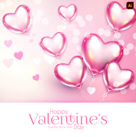 情人节爱心气球