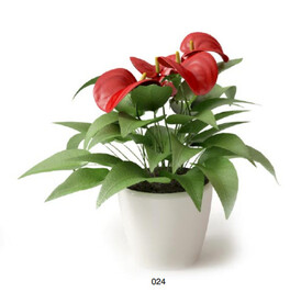 C4D模型 绿色植物 
