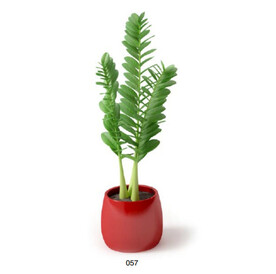 C4D模型 绿色植物 