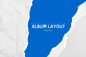 撕纸纹理海报画册版式