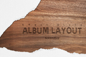 撕纸纹理海报画册版式