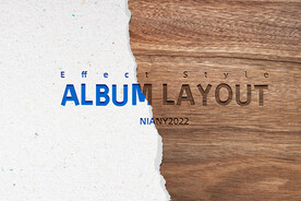 撕纸纹理海报画册版式