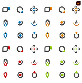 简约logo素材