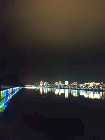 上杭汀江夜景