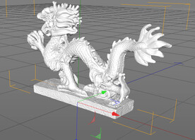 C4D模型 龙
