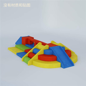 C4D模型儿童独木桥