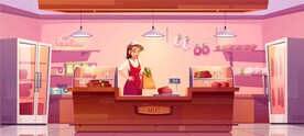 肉店