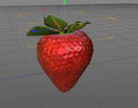 C4D模型草莓