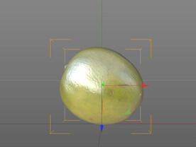 C4D模型柠檬
