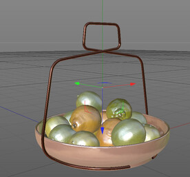 C4D模型柠檬