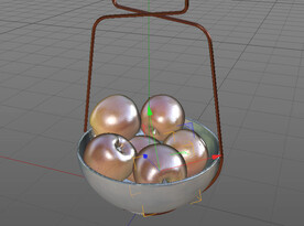 C4D模型苹果