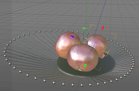 C4D模型石榴