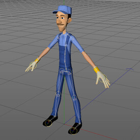 C4D模型 男人  