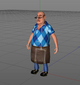 C4D模型 男人  