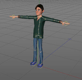 C4D模型男人