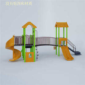C4D模型滑梯