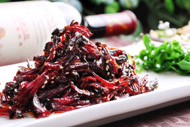 手撕牦牛肉