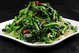 菠菜拌粉条