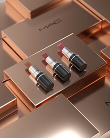 C4D模型口红化妆品海报