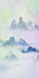 创意山水画