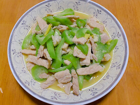 瘦肉炒丝瓜