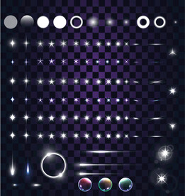 绚烂光效光斑AI矢量素材