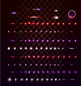 绚烂光效光斑AI矢量素材