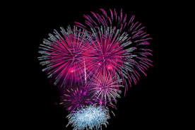 节日烟花透明PNG素材