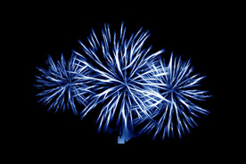 节日烟花透明PNG素材