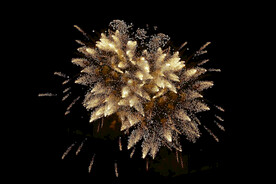 节日烟花透明PNG素材