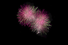 节日烟花透明PNG素材