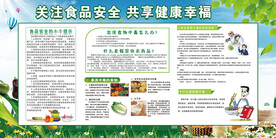 关注食品安全宣传栏