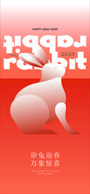 2023 兔年大吉 春节海报