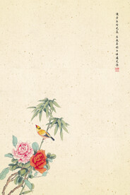 复古工笔画中国风