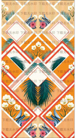 几何热带花