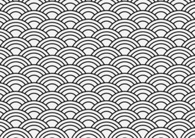 中式波纹 服饰底纹