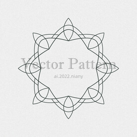 矢量AI装饰花纹图案