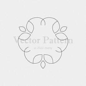 矢量AI装饰花纹图案