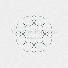 矢量AI装饰花纹图案