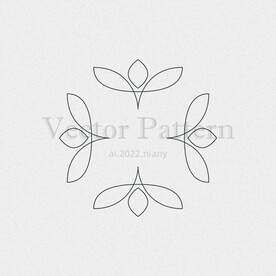 矢量AI装饰花纹图案