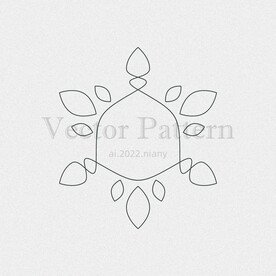 矢量AI装饰花纹图案