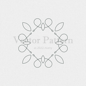 矢量AI装饰花纹图案