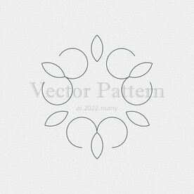 矢量AI装饰花纹图案