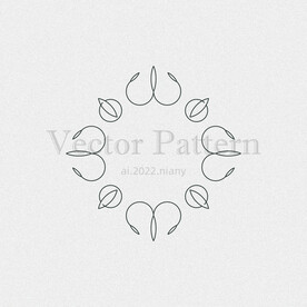 矢量AI装饰花纹图案