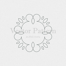 矢量AI装饰花纹图案