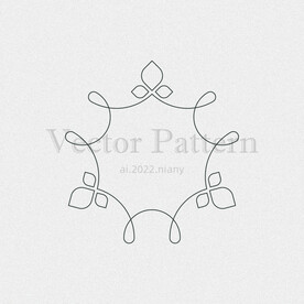 矢量AI装饰花纹图案