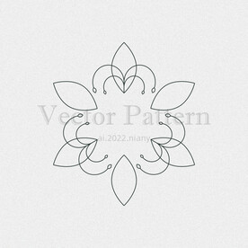 矢量AI装饰花纹图案