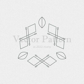 矢量AI装饰花纹图案