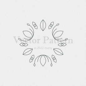 矢量AI装饰花纹图案